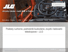 Tablet Screenshot of jlg.com.pl